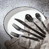 Gibson Home Holland Road 20 Piece Black Stainless Steel Flatware Set - 2 of 4