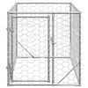 vidaXL Outdoor Dog Kennel Galvanized Steel 6.6 x 3.3 x 3.3 ft Durable - 3 of 4