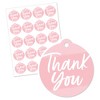 Big Dot of Happiness Pink Elegantly Simple - Guest Party Favor Gift Tags (Set of 20) - 2 of 4