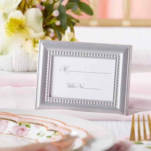 Place card outlet holder frames