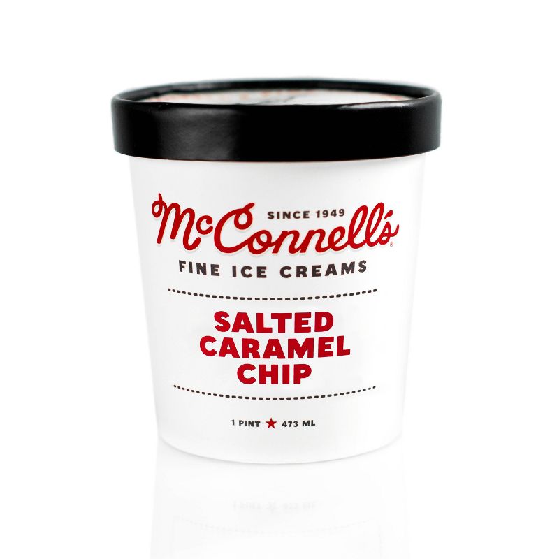 McConnell&#39;s Salted Caramel Chip Ice Cream - 16oz, 1 of 10