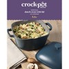 Crock-Pot Northvale Cast Aluminum Lightweight Durable 5.2 Quart Heavy Duty Dutch Oven Pot With Lid, Oven Safe, Dual Handles - 2 of 4