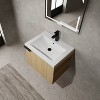 NicBex Bathroom Vanity with Sink ,Bathroom Sink Vanity with Storage Cabinets,24/30/48 inch Bathroom Sink Cabinet for Bathroom,Brown/White - 2 of 4