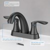 4 Inch Centerset Bathroom Sink Faucet, 3 Hole Bathroom Faucets with Pop Up Drain, Bathroom Sink Faucets & Parts - 4 of 4