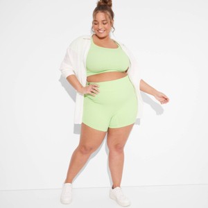 Women's High-Rise Seamless Bike Shorts - Wild Fable™ - 1 of 3