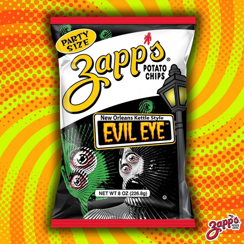 Zapp&#39;s New Orleans Kettle Style Evil Eye Potato Chips - 8oz, 4 of 11