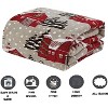 Elegant Comfort Super Soft Christmas Prints Blanket Home D¨¦cor, Warm Cozy Throws for Winter Bedding. - 2 of 4