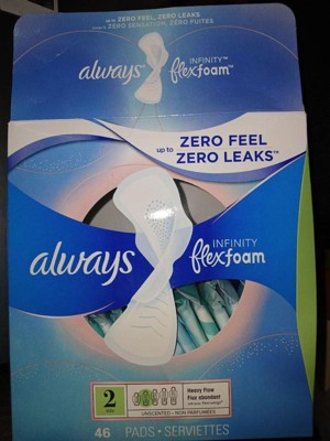 Always Flex Form Infinity Pads Size 2 With Wings Unscented 16 Count - Voilà  Online Groceries & Offers