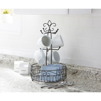 BrylaneHome Scroll Mug Tree