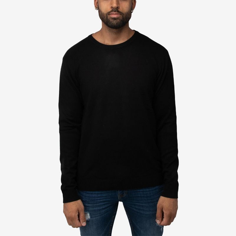 X RAY Men's Big and Tall Basic Crewneck Sweater, 1 of 6