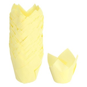 Unique Bargains Party Christmas Cake Muffins Paper Tulip Baking Cups 150 Pcs - 1 of 4