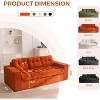 MAXYOYO 3-Seater Floor Couch, Boneless Sofa Couch for Living Room Bedroom Apartment, Sofa in a Box, No Assembly Needed - 2 of 4