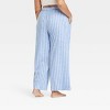 Women's Striped Cotton Blend Pajama Pants - Auden™ - 2 of 3
