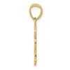 Black Bow Jewelry 14k Yellow Gold Reversible I Heart My Cat Pendant - 2 of 4