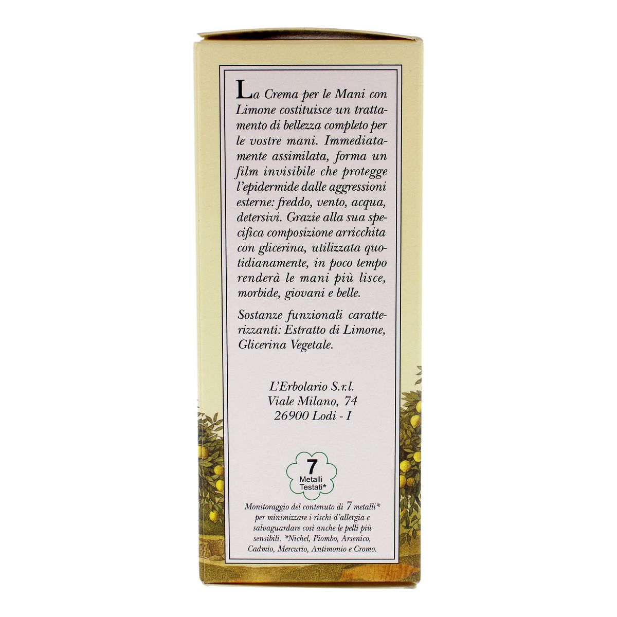 L'Erbolario Hand Cream - Hand Cream for Dry Skin - Lemon - 2.5 oz - thumbnail 5