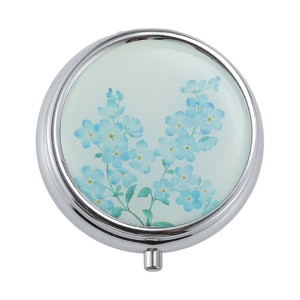 Unique Bargains 3 Grid Round Design Pill Case 1 Pc - 1 of 4