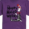 Men's - Dr. Seuss - Happy Halloween Skeleton Cat Short Sleeve Graphic T-Shirt - 2 of 4