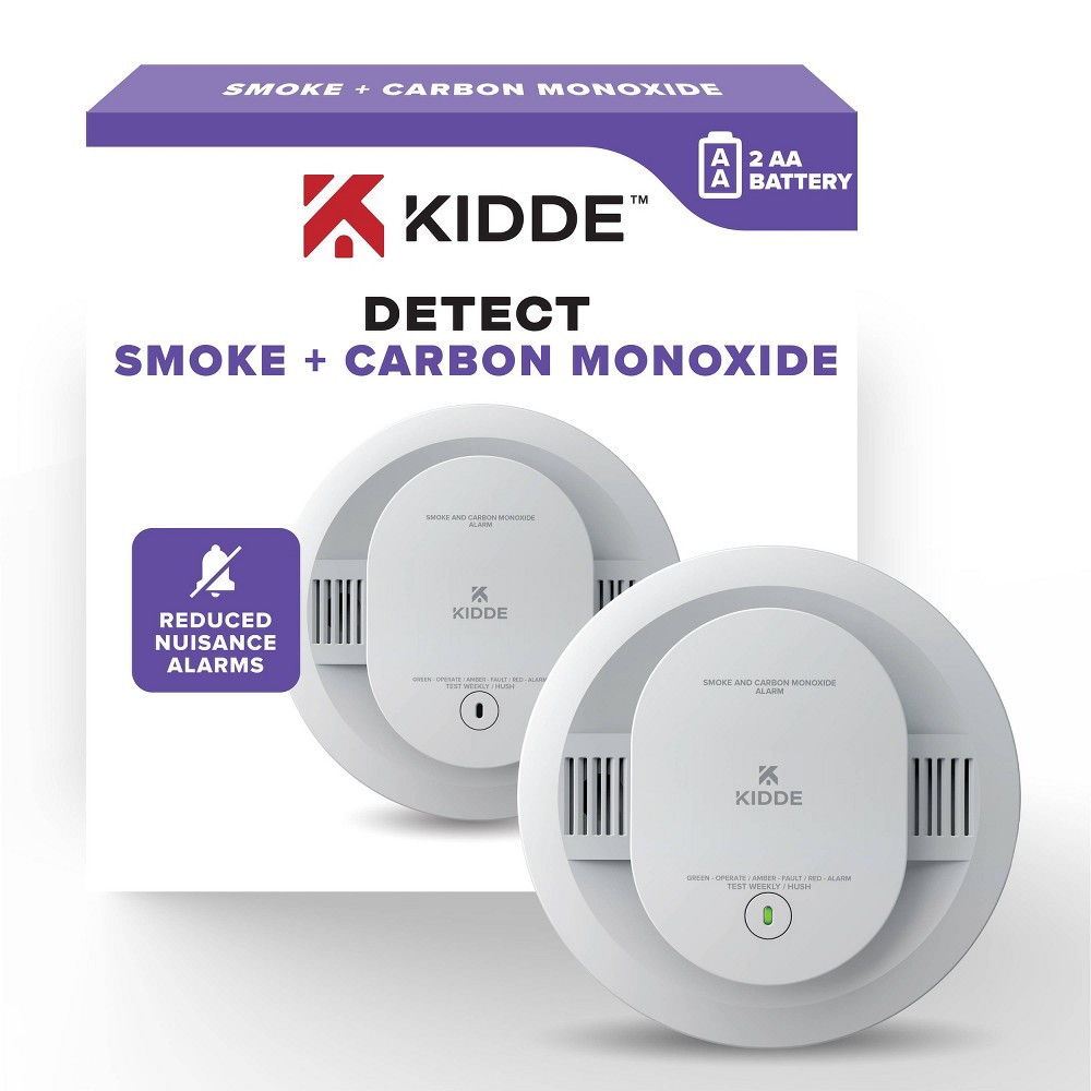 Photos - Garden & Outdoor Decoration Kidde Smoke + CO Alarm with 10 Year Battery 