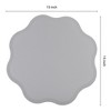 REGALWOVEN Faux Leather Washable Wipeable Placemats 15" x 15" 6 Pcs - 4 of 4