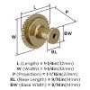 Amerock Farewind Round Knob for Cabinets, Drawers, and Furniture - 3 of 4