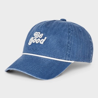 Men's Be Good Baseball Hat - Goodfellow & Co™ Blue