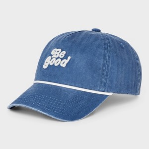 Men's Be Good Baseball Hat - Goodfellow & Co™ Blue - 1 of 4