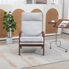 25.2"W Modern Rocking Chair Accent Lounge Armchair Comfy Boucle Upholstered,Green - 3 of 4