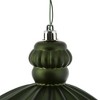 Vickerman 6" Matte Onion Drop Christmas Ornament - 2 of 4