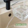 Aoibox Ice Chilled Condiment Caddy with 5 Containers & Lids, Fruit & Garnish Tray for Parties, Includes 5 Spoons & 2 Tongs - 4 of 4