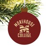 Morehouse College Maroon Tigers Logo Wood Christmas Tree Holiday Ornament - 4 of 4