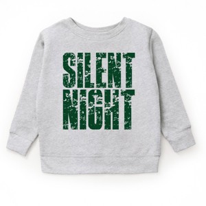 Silent Night Block Distressed - Youth Graphic Sweatshirt - 1 of 3