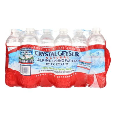 Crystal Geyser Alpine Spring Water - 24 pack, 16.9 oz