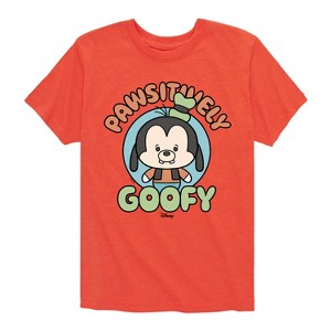 Boys' - Disney - Pawsitively Goofy Short Sleeve Graphic T-Shirt - 1 of 4