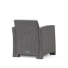Christopher Knight Home Johns Outdoor Polypropylene Club Chairs with Cushions (Set of 2) - 3 of 4