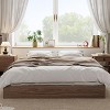 Wooden Platform Bed Frame, Wood Slats Support, No Box Spring Needed, Low Profile, No Headboard, Easy Assembly, for Small Bedrooms, Apartments - 2 of 4
