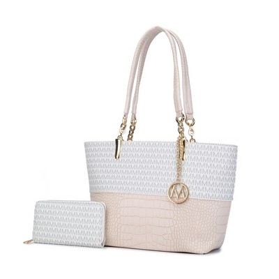 MKF Collection Sasha Tote Women’s Vegan Leather Spacious Interior Handbag by Mia K