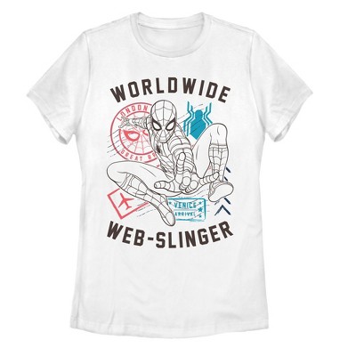 Women's Marvel Spider-Man: Far From Home Worldwide Icons T-Shirt