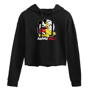 Women's - Disney - Awww Pal Cropped Graphic Hoodie - 1 of 2