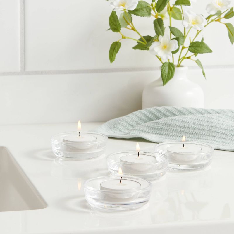 100ct Unscented Tea Lights Candle White - Room Essentials&#8482;, 3 of 5