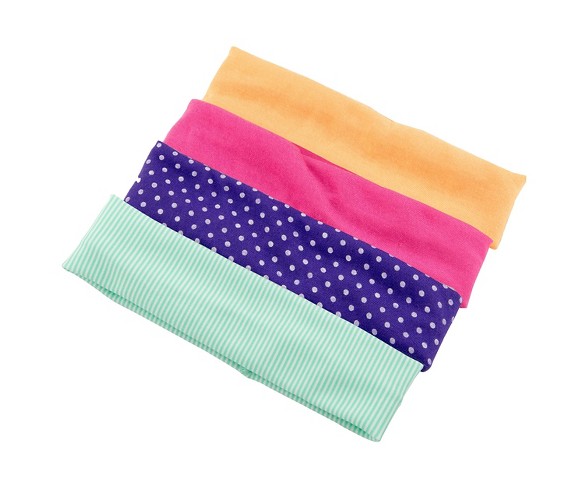 Goody Ouchless Headwrap - Assorted Pastels - 4ct