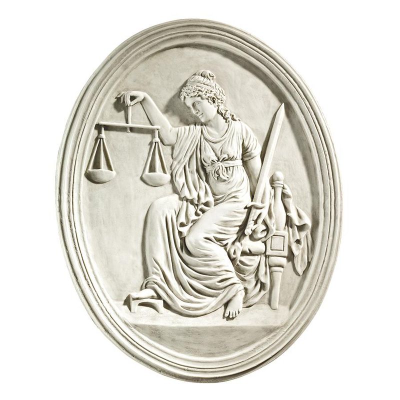 Design Toscano Old Bailey Courthouse Lady Justice Wall Sculpture, 2 of 4