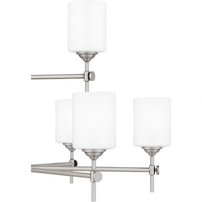 Aria Antique Polished Nickel 9-Light Chandelier