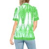 LA LEELA Women's Summer Casual Beach Hawaiian Blouse Shirt Blouses Short Sleeve Button Up Dress Tee Shirts Tops for Women - 3 of 4