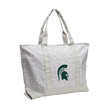 NCAA Michigan State Spartans Leopard Pattern Tote