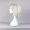 Unique Bargains Women's Wigs 14" Silver Tone Grey with Wig Cap - 4 of 4