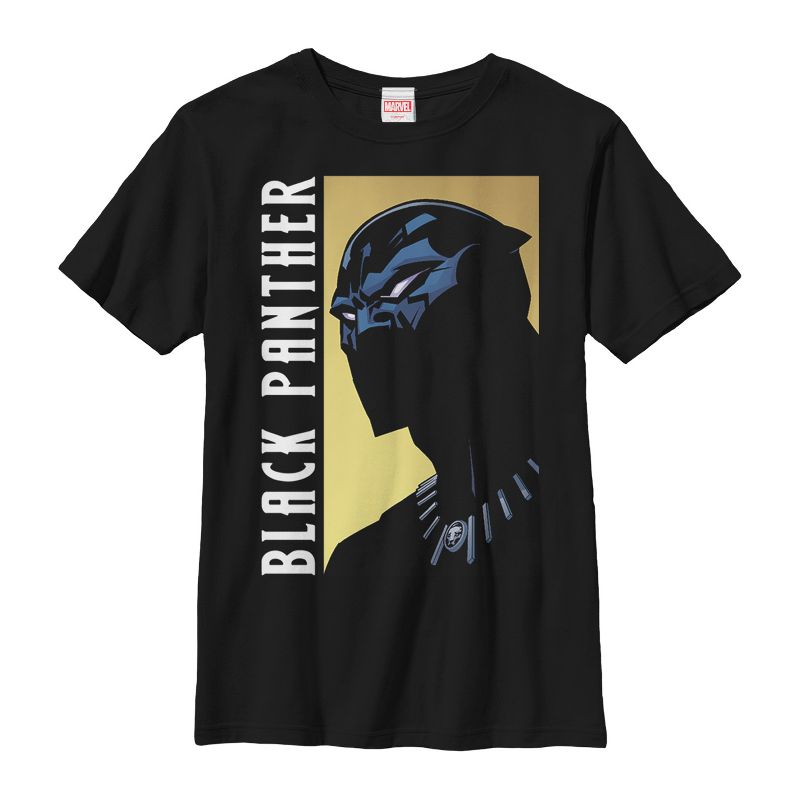 Boy's Marvel Black Panther Fierce Expression T-Shirt, 1 of 5