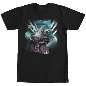 Men's Lost Gods Sloth Boombox T-Shirt - 1 of 4