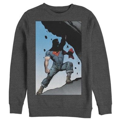 Men's Superman Strongest Hero Pose Sweatshirt