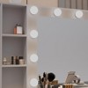 FONTOI 44"W Makeup Vanity Desk with Mirror and Lights 7 Drawers and Open Storage Shelves for Bedroom Dressing Room, White, 44.09"*15.75"*57.09" - 4 of 4