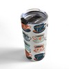 Cat Coquillette Tea Time Coral Teal 20 oz Stainless Steel Travel Mug - Deny Designs - 2 of 4